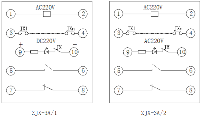 ZJX-3A剪斷銷信號裝置接線