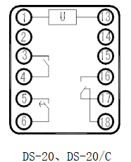 DS-20系列時(shí)間繼電器接線圖